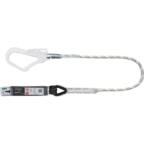 HOPE - Energy absorbing kernmantle rope lanyard with connector FA 50 207 55